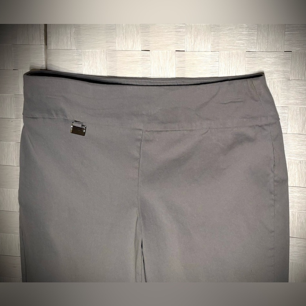 Alfani Gray Cropped Ankle Pants - Picture 2 of 5